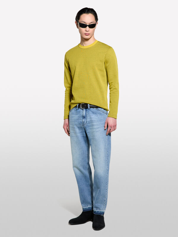 Jeans regular fit blau mit ausgefranstem Rand - neu eingetroffen herren | Sisley