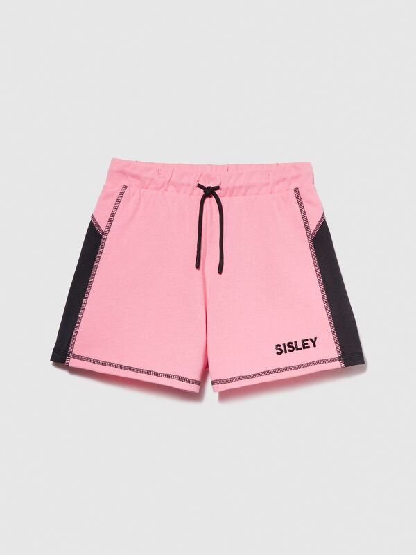 Sporty-Top mit Logo - shorts für mädchen | Sisley Young