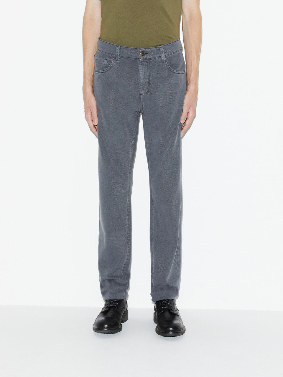 Slim Fit-Jeans Stockholm aus buntem Denim