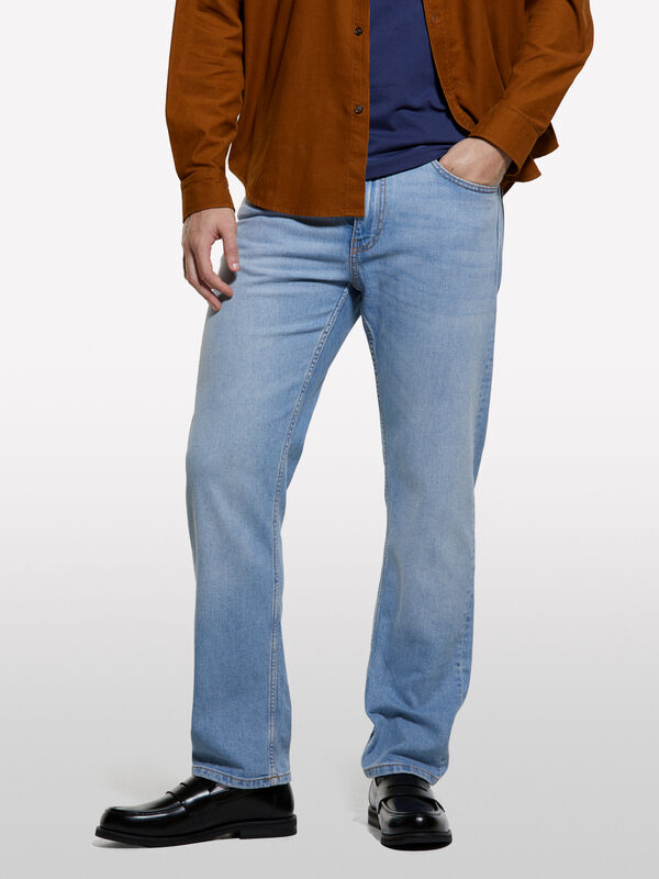 Dunkelgraue Slim-Comfort-Fit-Hose - slim hosen für herren | Sisley