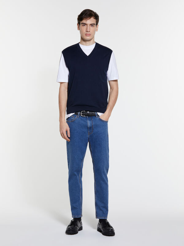 Blaue Jeans Style 76 carrot fit  - regular jeans für herren | Sisley