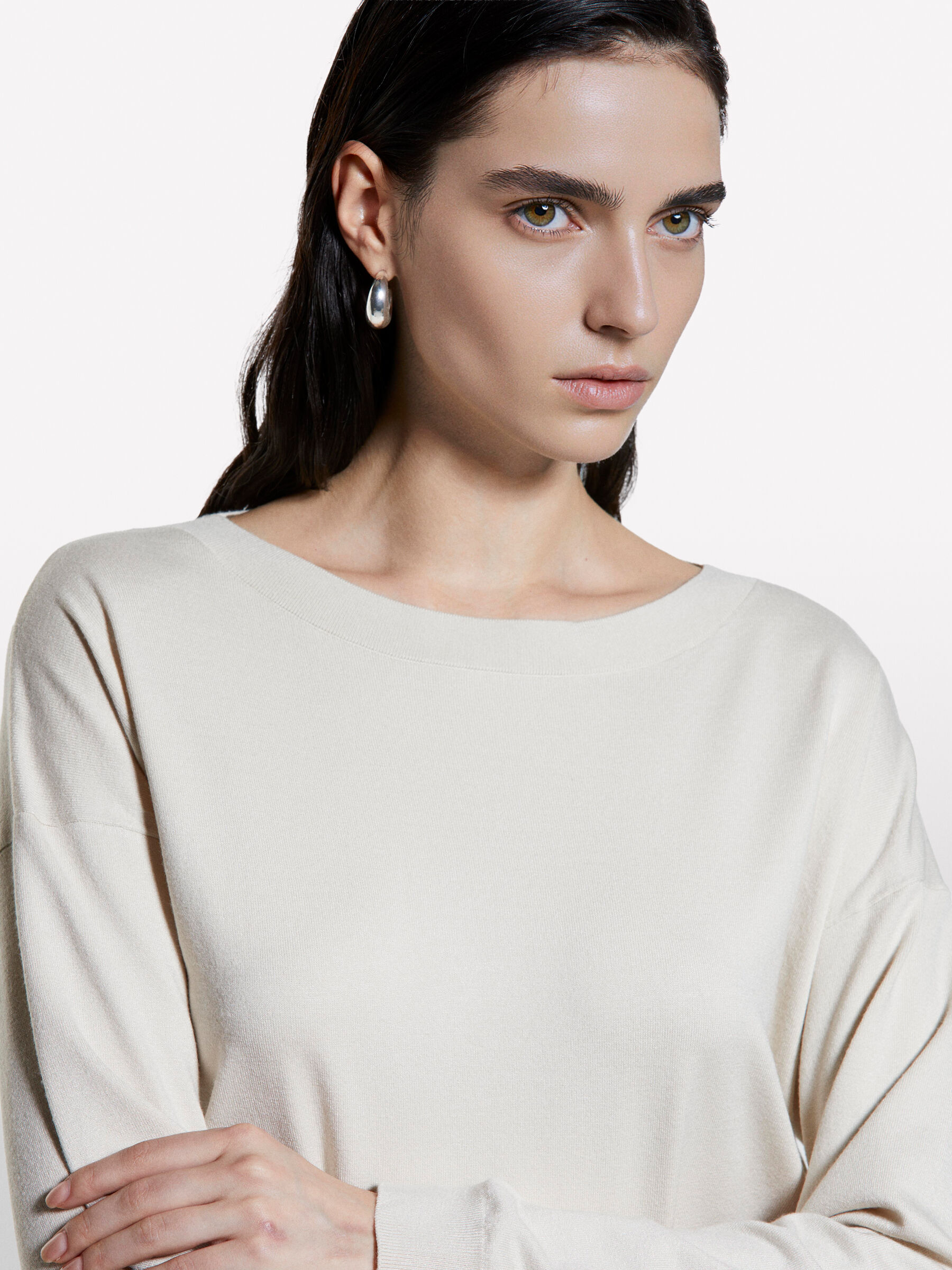 BOAT-NECK SWEAT.L/S Damen image number null