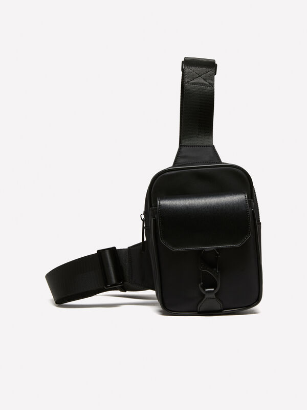 Schwarze Umhängetasche - rucksäcke und taschen für herren | Sisley