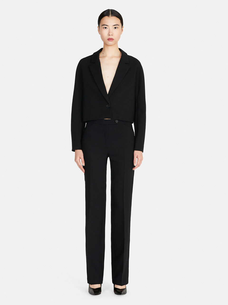 Flare-Fit-Hose mit hohem Bund