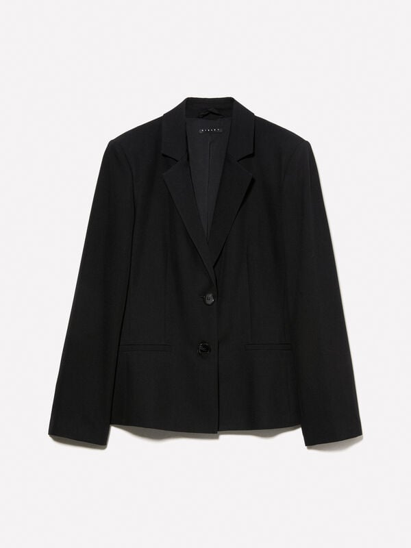 Blazer slim fit in Schwarz Blazer slim fit in Schwarz - blazer für damen | Sisley