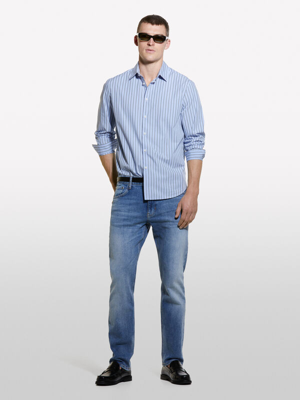 Blaue Jeans Phoenix Regular Fit - regular jeans für herren | Sisley