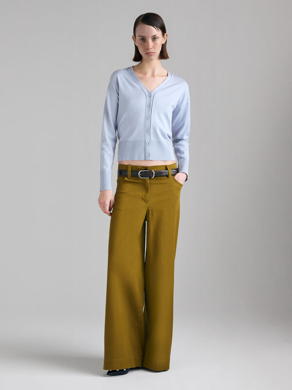 Strickjacke in regul&auml;rer Passform - cardigans f&uuml;r damen | Sisley