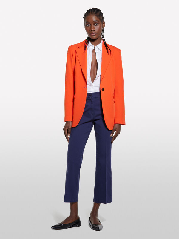 Hose flare fit in Blau - flare hosen für damen | Sisley