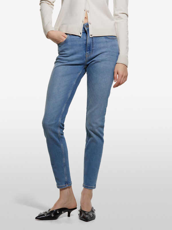 Slim Fit Bluejeans Style 69 - slim fit jeans für damen | Sisley