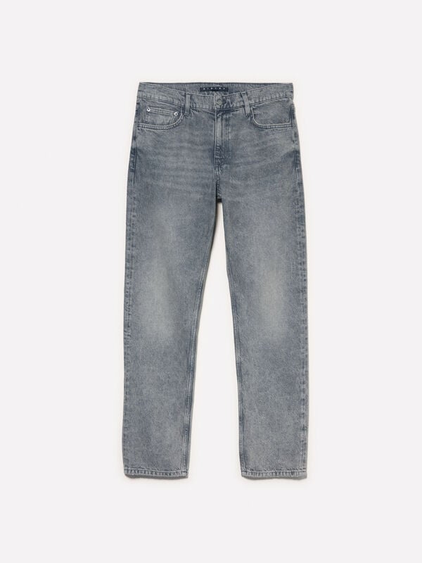 Graue Jeans im Regular Fit Style 75 Graue Jeans im Regular Fit Style 75 - regular jeans für herren | Sisley