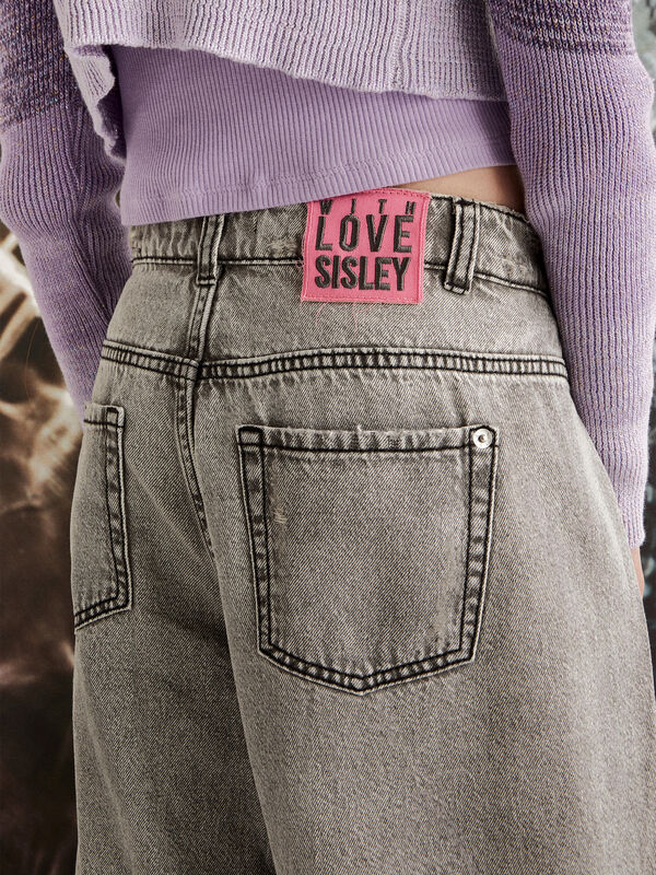 Slouchy Jeans mit Rissen - jeans für mädchen | Sisley Young