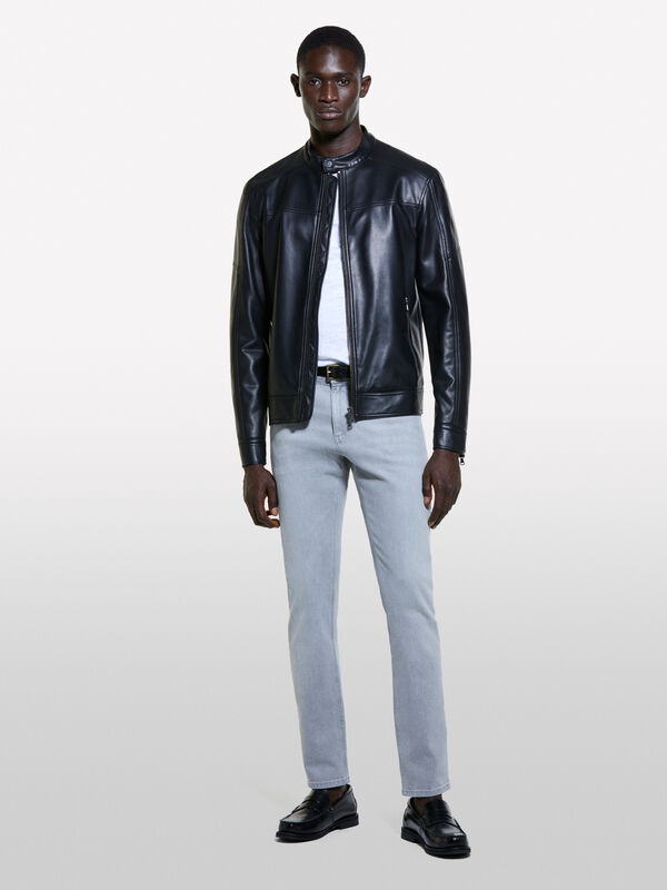 Jeans Boston slim fit graue Waschung - slim fit jeans für herren | Sisley