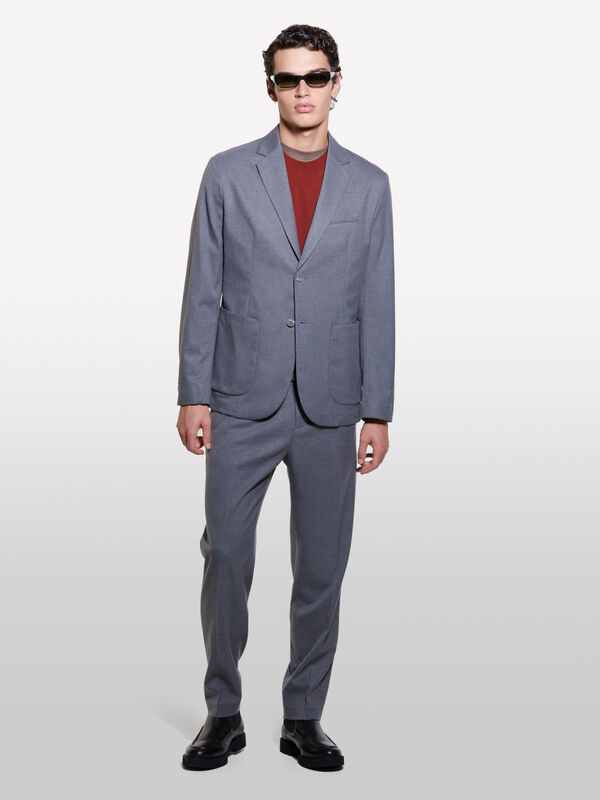 Technischer Blazer in Grau - blazer für herren | Sisley