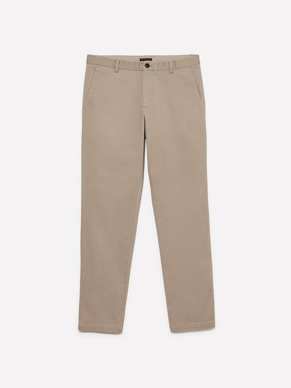 Taubengraue Chinohose - chino hosen für herren | Sisley