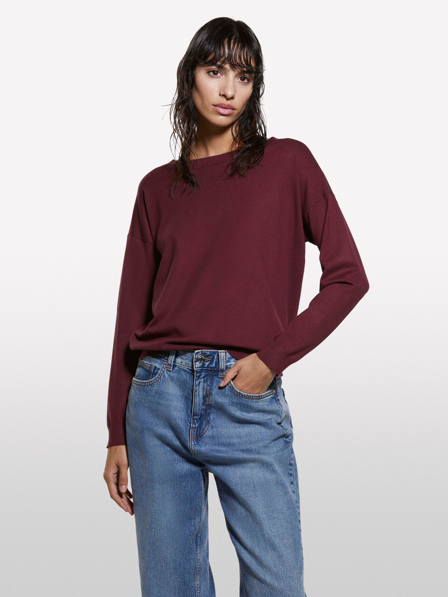 BOAT-NECK SWEAT.L/S Damen image number null