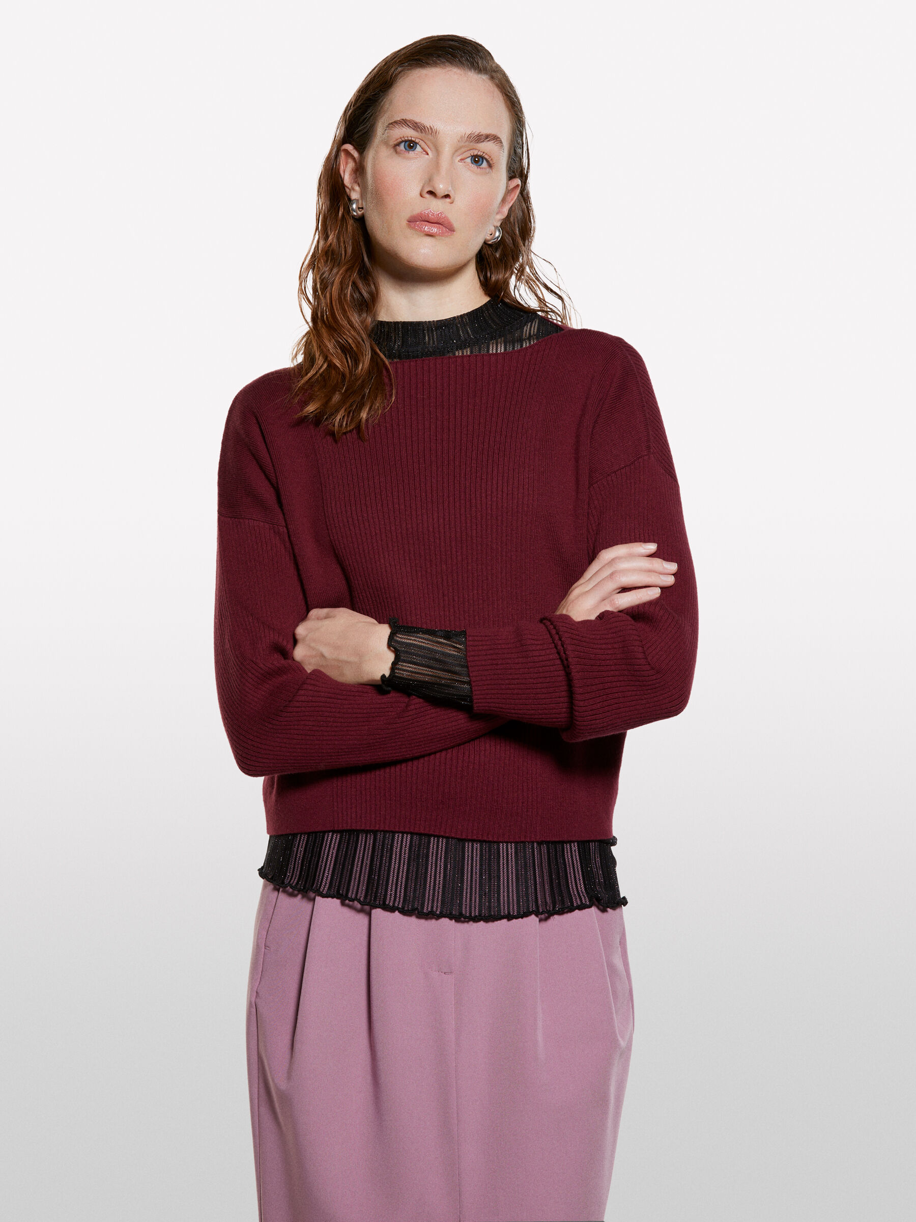BOAT-NECK SWEAT.L/S Damen image number null