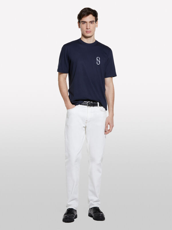 Jeans Style 75 regular fit in Weiß - regular jeans für herren | Sisley