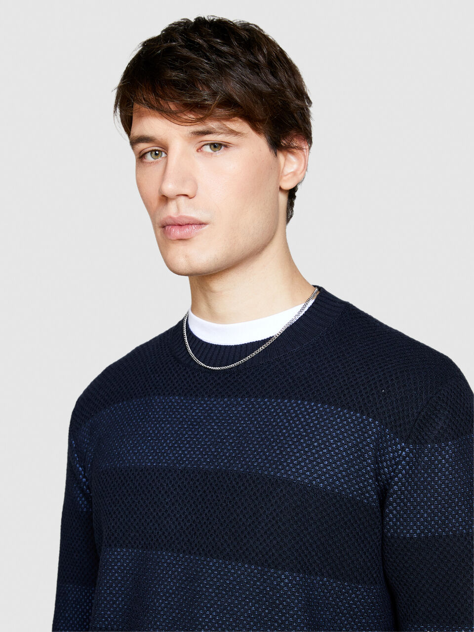 Gestreifter Pullover Herren image number null