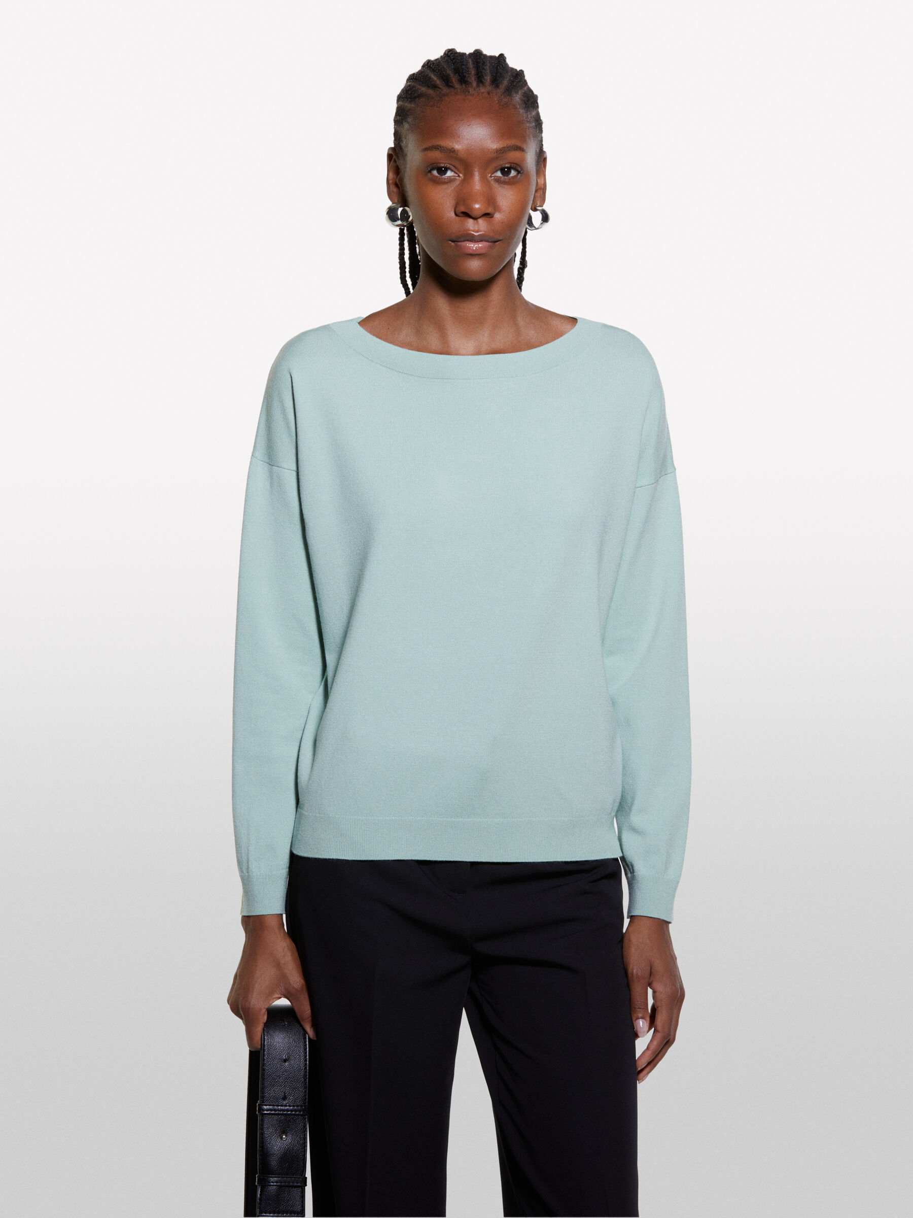 BOAT-NECK SWEAT.L/S Damen image number null