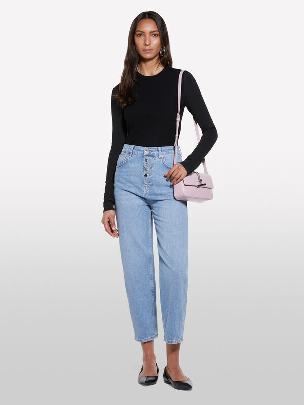 Jeans mit hoher Taille - mom fit und boyfriend jeans für damen | Sisley