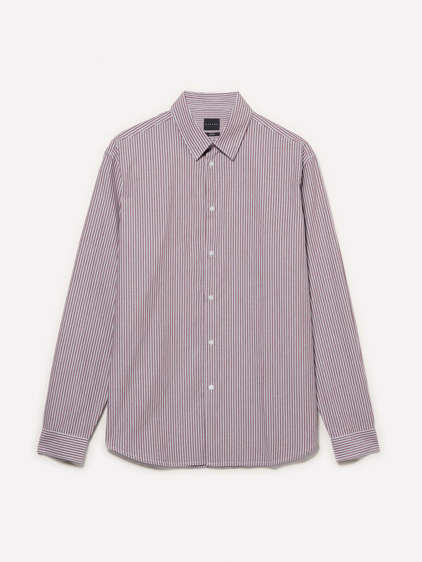 Garngefärbtes rosa Hemd Garngefärbtes rosa Hemd - regular hemden für herren | Sisley