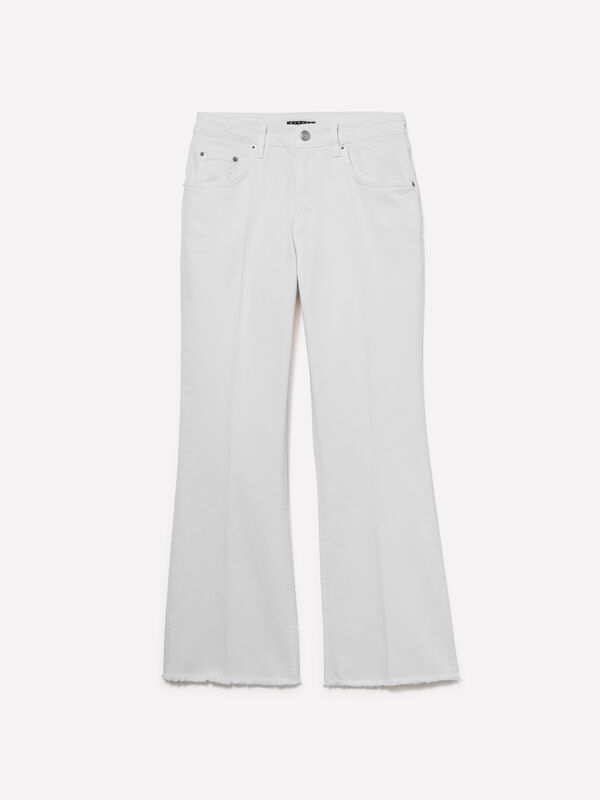 Creme Jeans color flare fit - bootcut und flare jeans f&uuml;r damen | Sisley