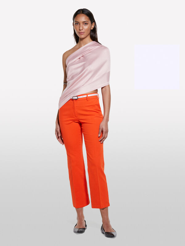 Hose flare fit in Orange - flare hosen für damen | Sisley