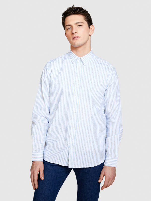 Bedrucktes Hemd regular fit - regular hemden für herren | Sisley