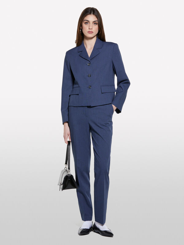 Hose mit hoher Taille  - skinny hosen für damen | Sisley