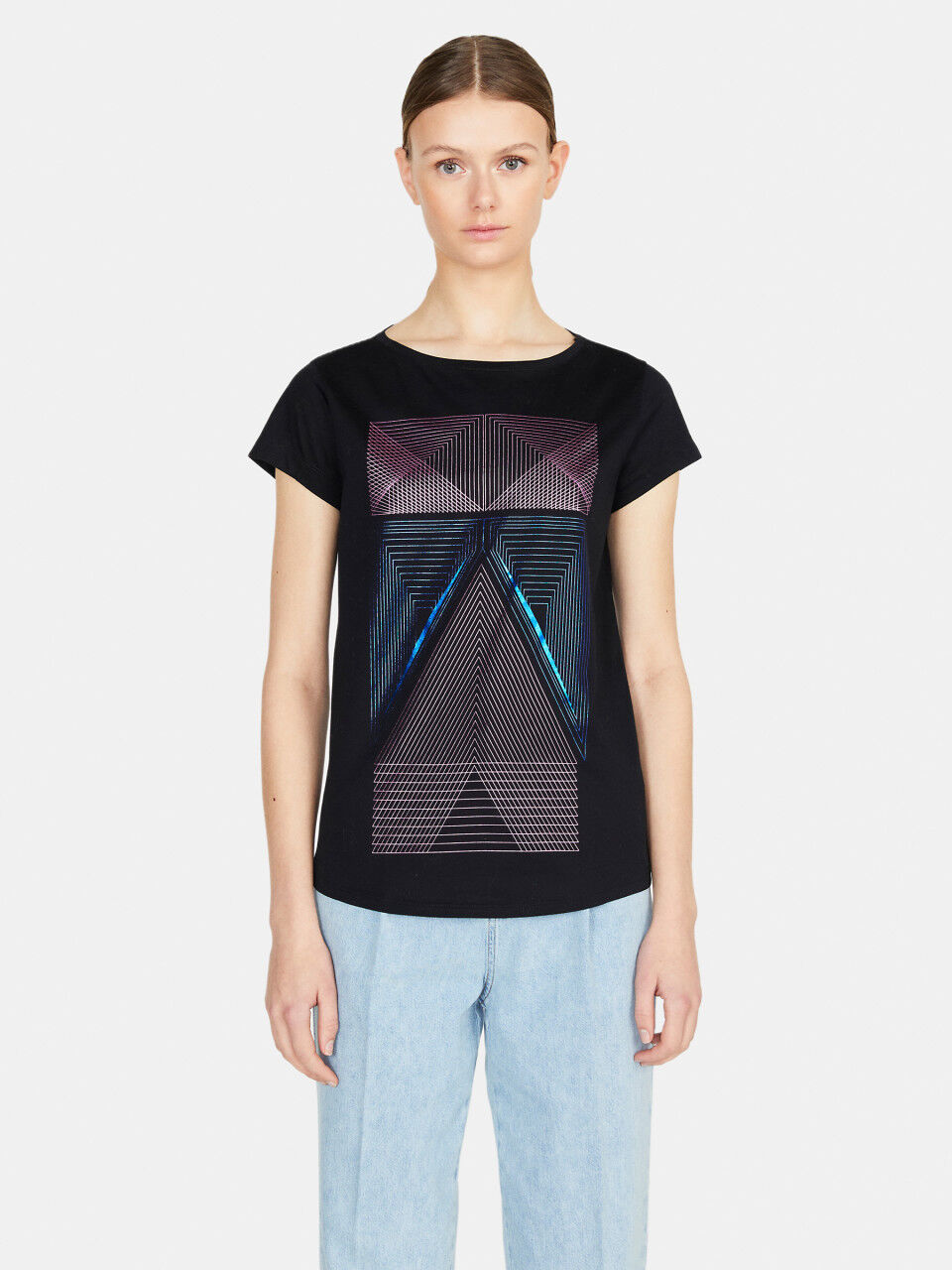 Regular-Fit-T-Shirt mit Print