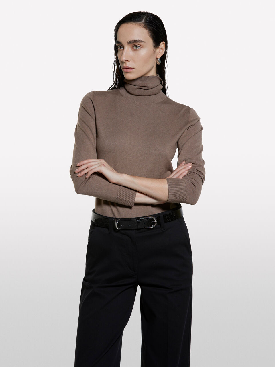 TURTLE NECK SWEATER Damen image number null