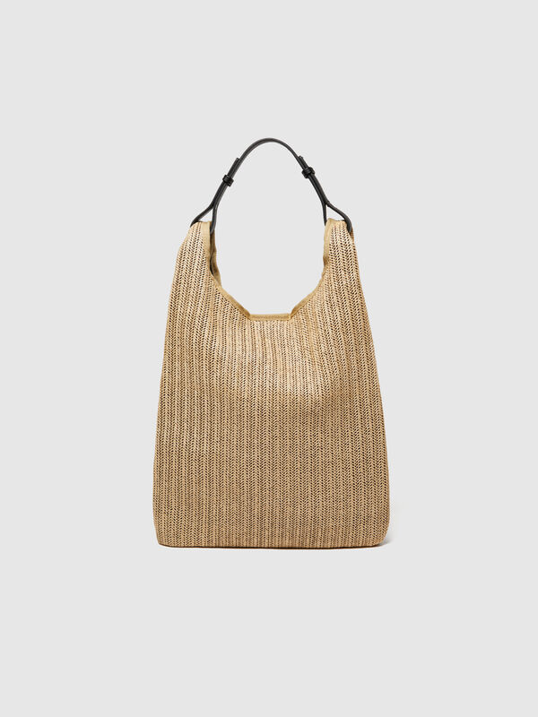 Stroh-Shopper - taschen tote bag für damen | Sisley