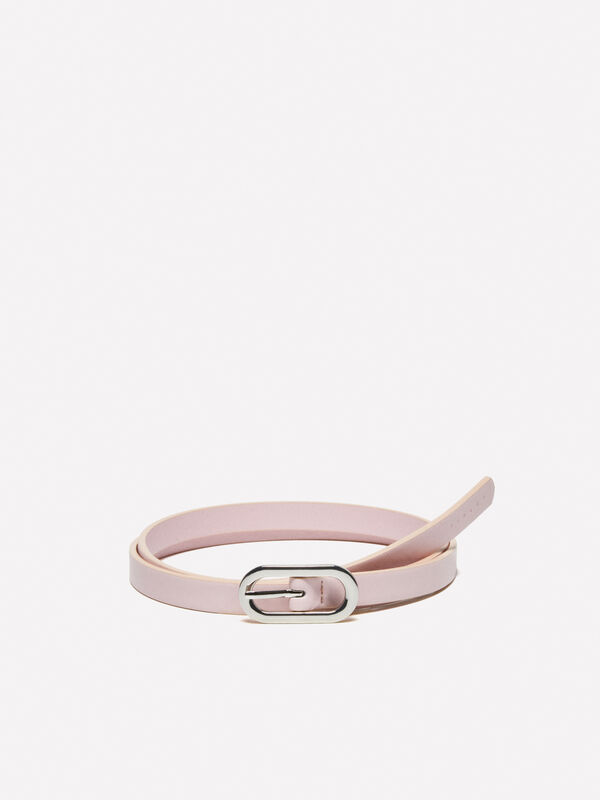 Schmaler Gürtel in Rosa - gürtel für damen | Sisley