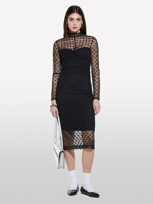 Tüllkleid  - midi kleider für damen | Sisley
