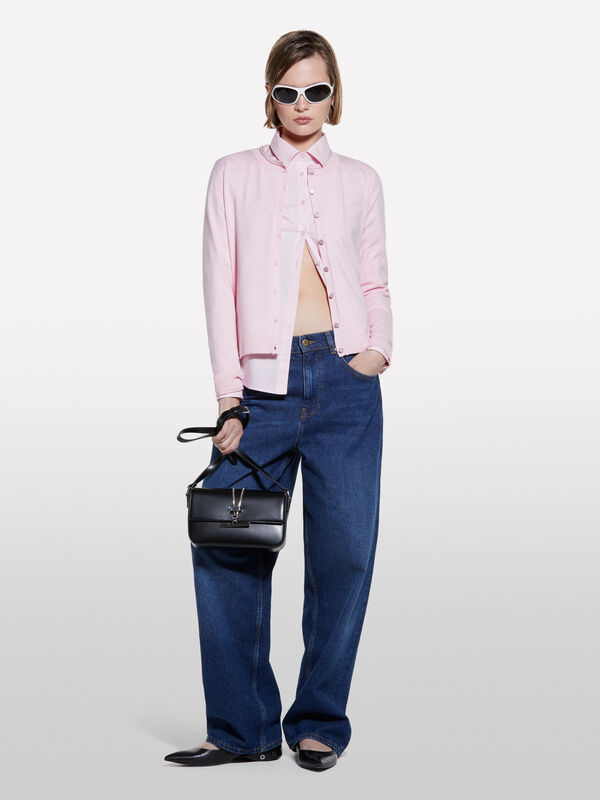 Cardigan regular fit in Rosa - cardigans für damen | Sisley