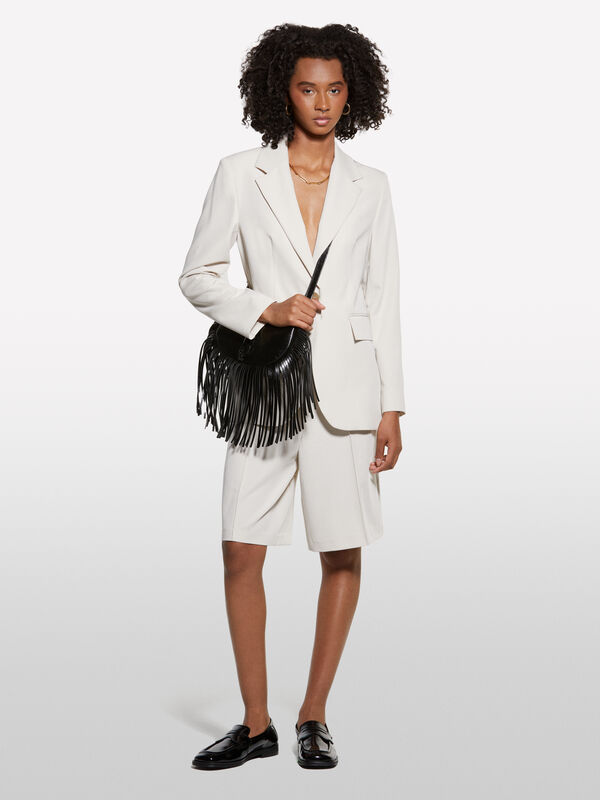Beiger Blazer mit normaler Passform Beiger Blazer mit normaler Passform - blazer für damen | Sisley
