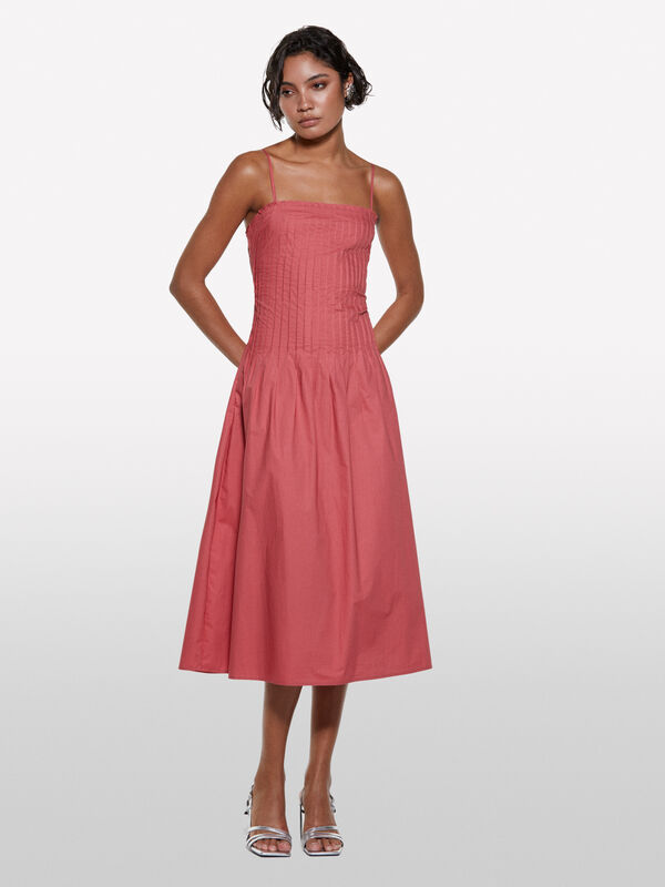 Ausgestelltes, errötendes Midikleid - midi kleider für damen | Sisley