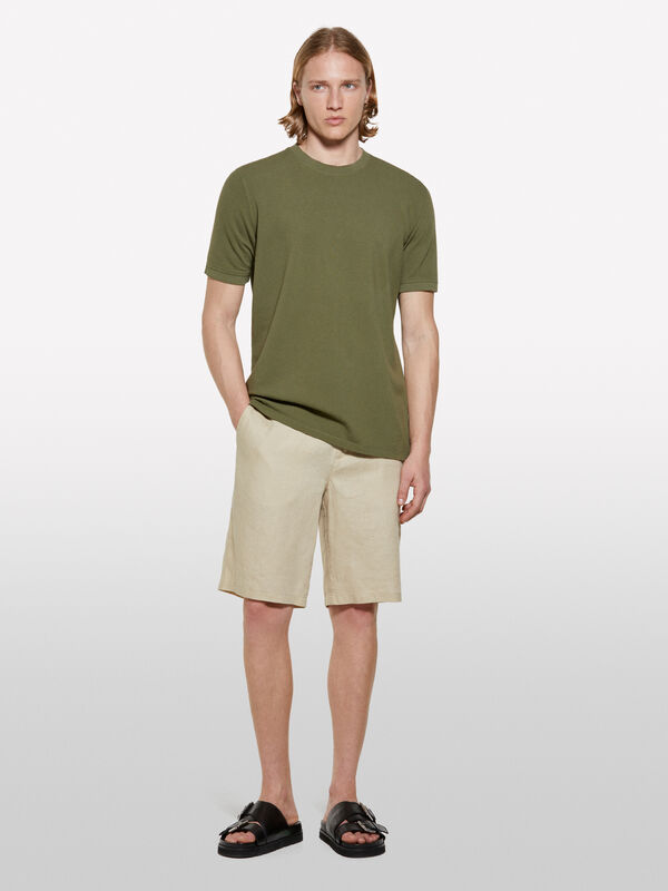 Bermudasand, 100% Leinen - shorts für herren | Sisley
