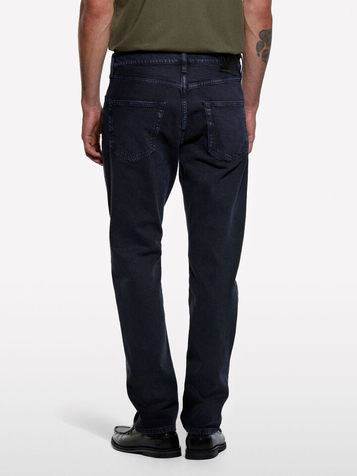 Schwarze Jeans im Regular Fit Style 75 - regular jeans für herren - Schwarz | Sisley image number 2