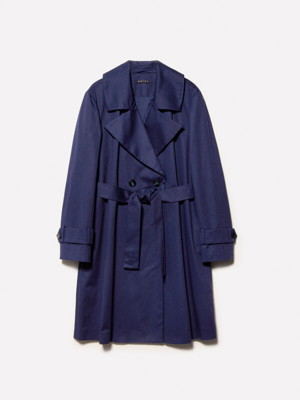 Trenchcoat in Dunkelblau Trenchcoat in Dunkelblau - trenchcoats und regenjacken für damen | Sisley