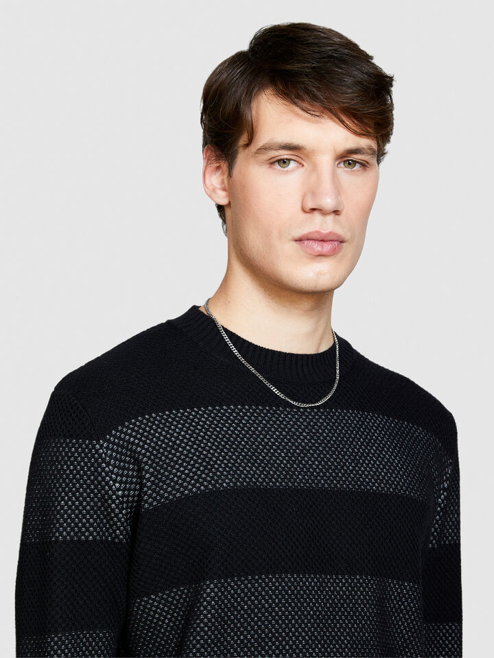 Gestreifter Pullover Herren