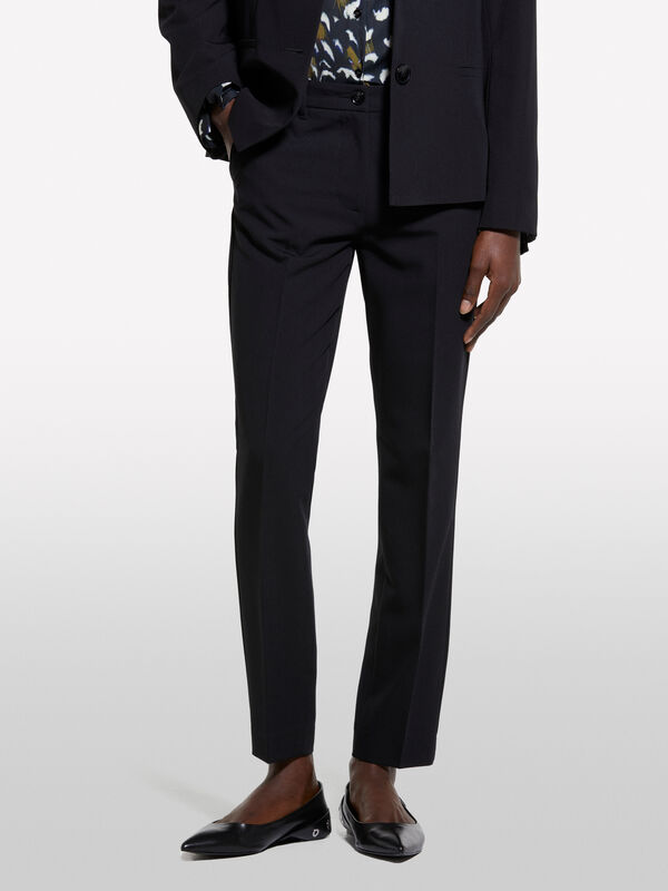 Schwarze Zigarettenhose - skinny hosen für damen | Sisley