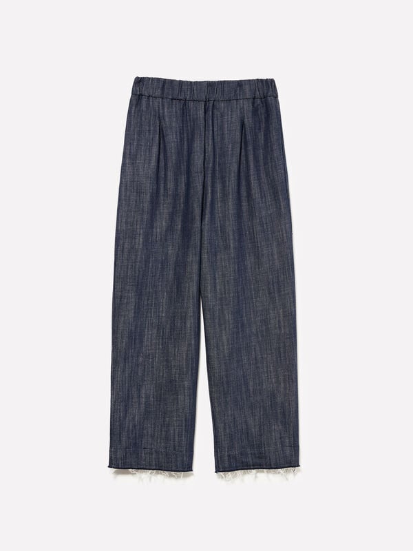 Blaue Jeans-Jogginghose Blaue Jeans-Jogginghose - joggers hosen für damen | Sisley