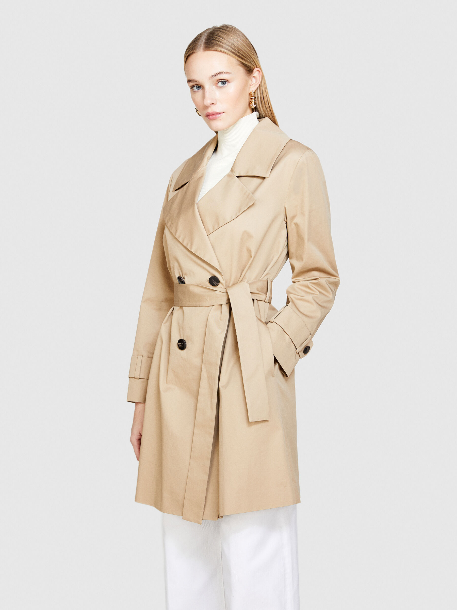Sisley trenchcoat damen clearance