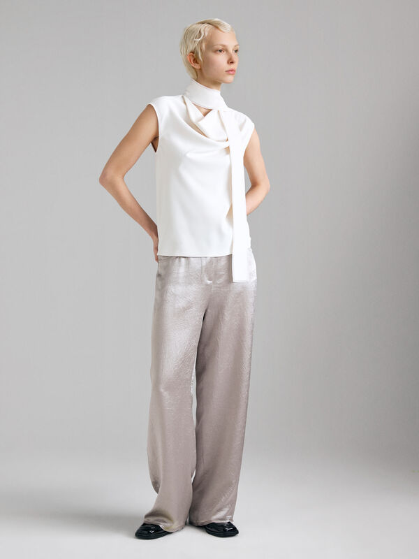 Oberteil mit Schal - top f&uuml;r damen | Sisley