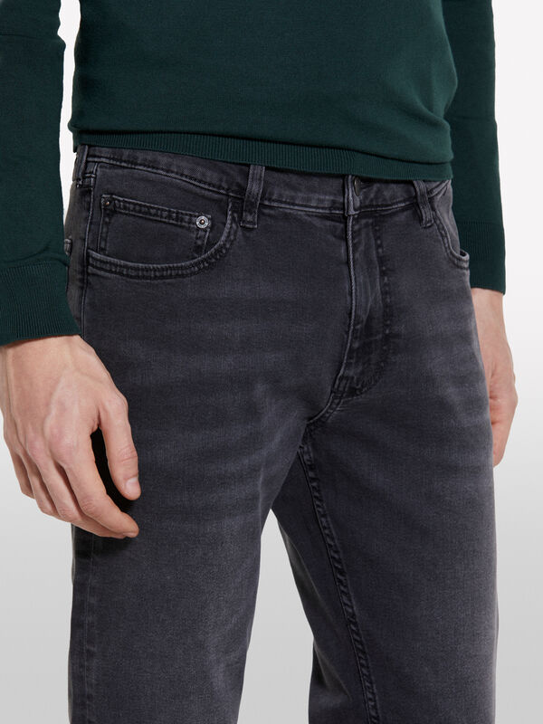 Jeans Style 73 skinny fit schwarz - skinny fit jeans für herren | Sisley