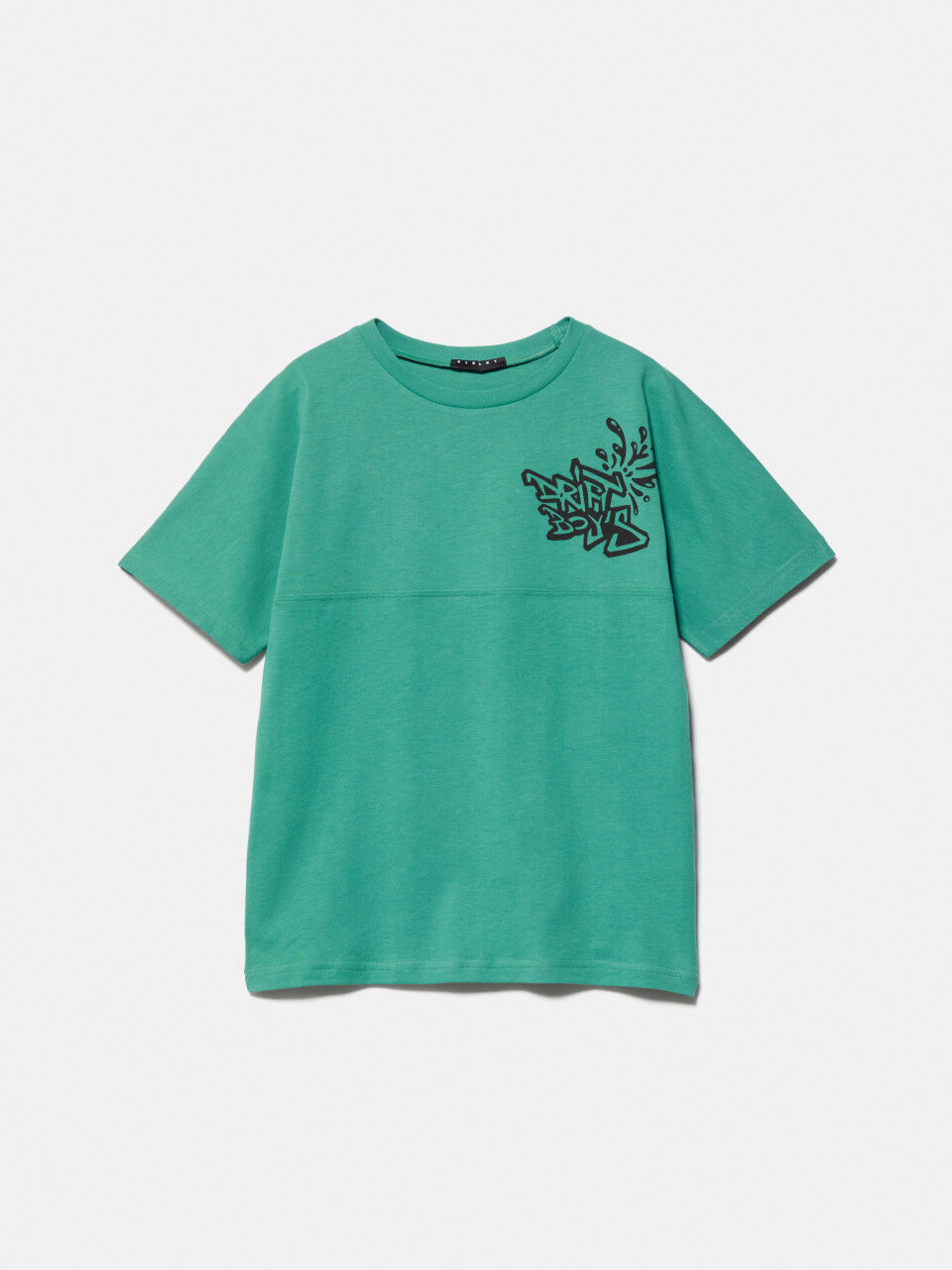 T-Shirt mit Graffiti-Prints