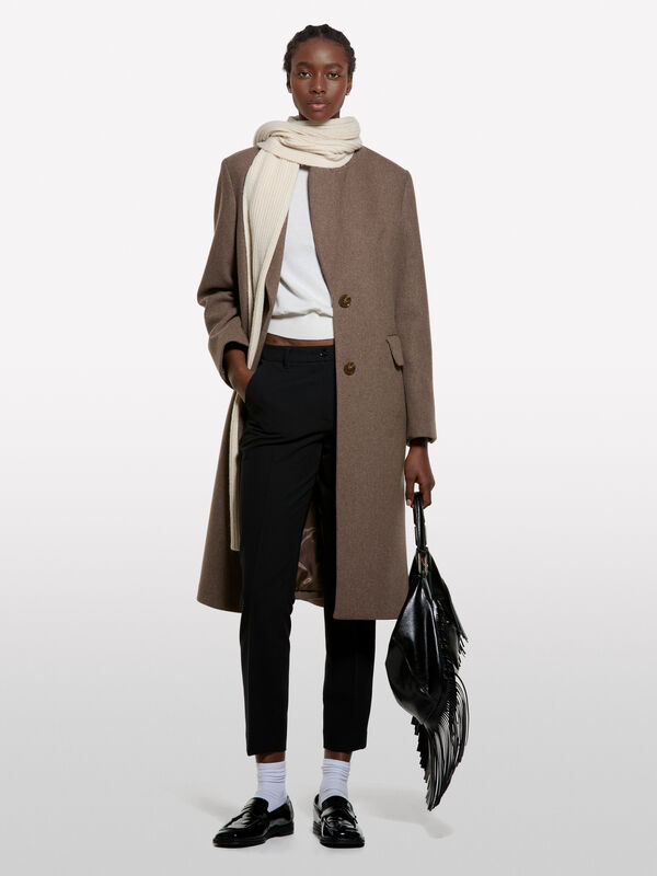 Schwarze Zigarettenhose - skinny hosen f&uuml;r damen | Sisley