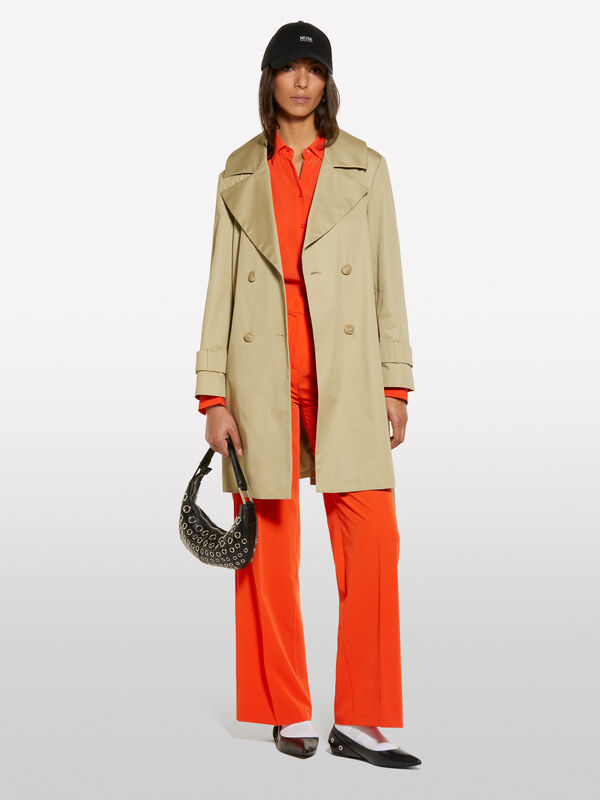 Trenchcoat in Militärgrün - trenchcoats und regenjacken für damen | Sisley