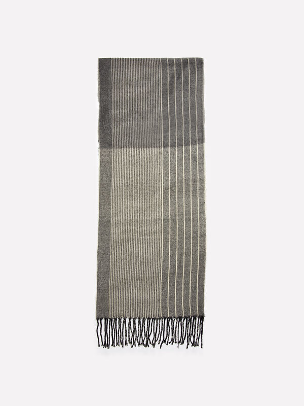 Schal in Farbblock-Optik - schals und foulards für herren | Sisley